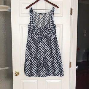 Patagonia navy and white summer dress